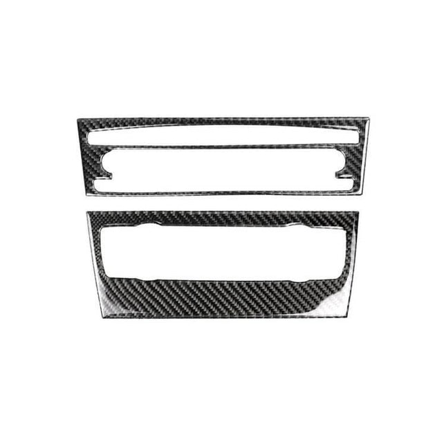 Carbon Fiber Decorative Sticker for Car Interior Panel for BMW E90 E92 central CD non-navigation panel
