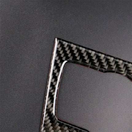 Carbon Fiber Decorative Sticker for Car Interior Panel for BMW E90 E92 central control CD panel non-navigation