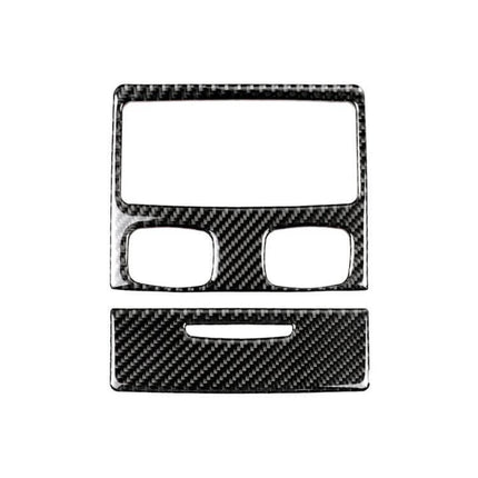 Carbon Fiber Rear Air Vent Decorative Sticker for BMW Vehicles - carbon fiber interior trim set for rear vents