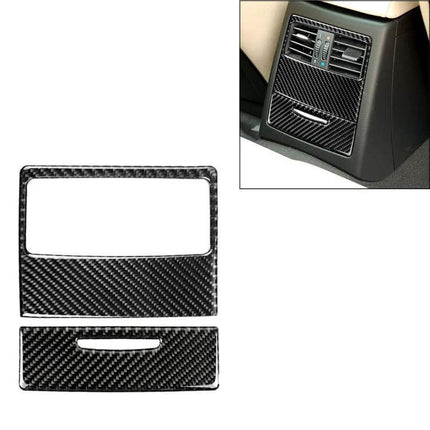 Carbon Fiber Rear Air Vent Decorative Sticker for BMW Vehicles - carbon fiber trim kit for rear air vent, lightweight durable decal