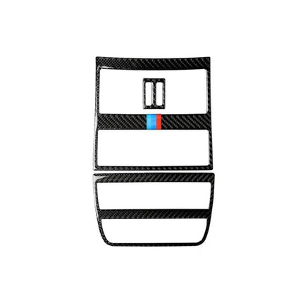 Carbon Fiber Decorative Sticker for BMW 5 Series Rear Outlet