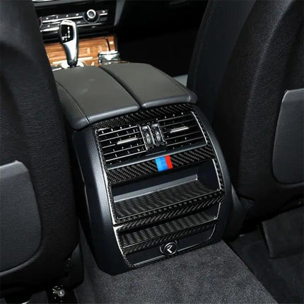 Carbon Fiber Decorative Sticker for BMW 5 Series Rear Outlet