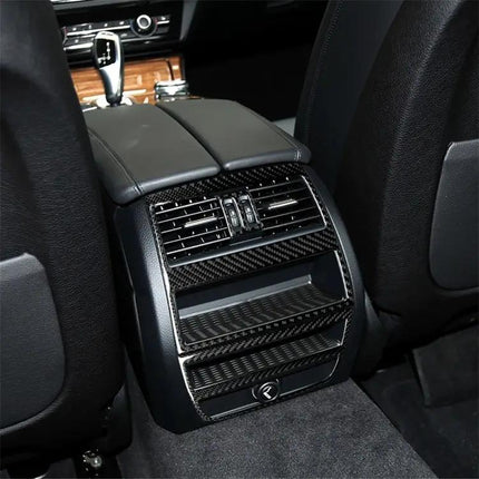 Carbon Fiber Decorative Sticker for BMW 5 Series Rear Outlet