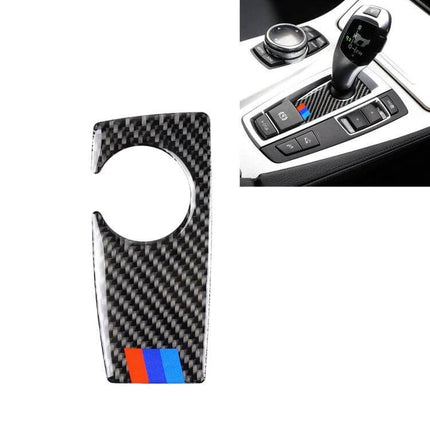 Carbon Fiber Decorative Sticker for BMW Handbrake Panel, Right-Hand Drive – carbon fiber look handbrake trim with M stripe