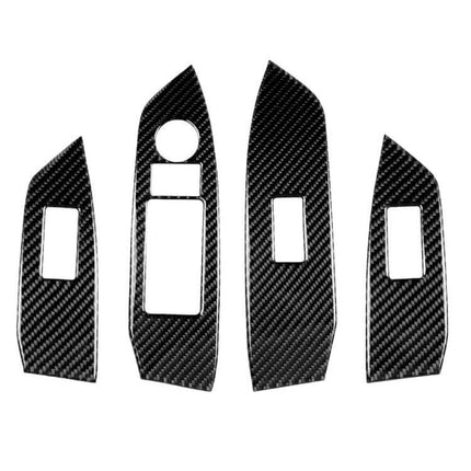 Carbon Fiber Decorative Sticker for Mazda CX-5 2017-2018 Right Drive - carbon fiber interior trim pieces for window control panels