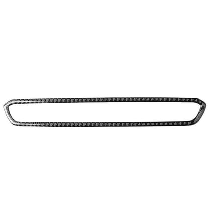 Carbon Fiber Decorative Sticker for BMW 3 Series CD Buttons - carbon fiber trim for CD button surround, easy peel-and-stick installation