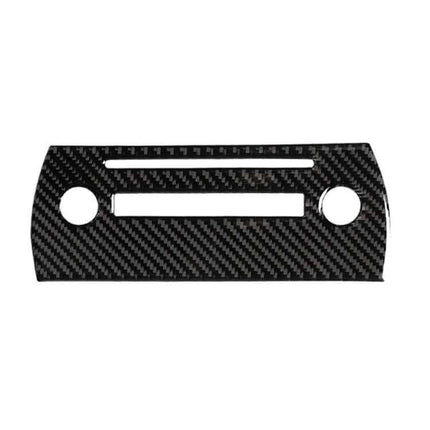 Carbon Fiber Decorative Sticker for Lexus Car Interiors — black carbon fiber dash trim for dashboards and consoles
