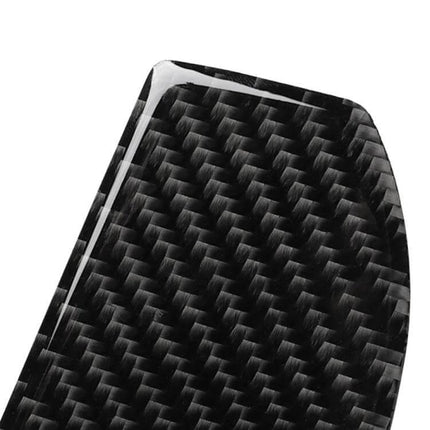 Carbon Fiber Decorative Sticker for Lexus NX Window Lift - close-up carbon fiber texture accent piece for NX window lift