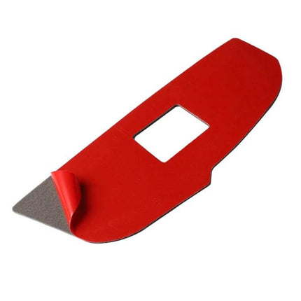 Carbon Fiber Decorative Sticker for Lexus NX Window Lift - red adhesive trim piece for seamless interior upgrade