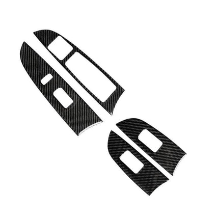 Carbon Fiber Decorative Window Sticker for Lexus IS Series - carbon fiber window trim decals for IS250 IS300 IS350C 2006-2012