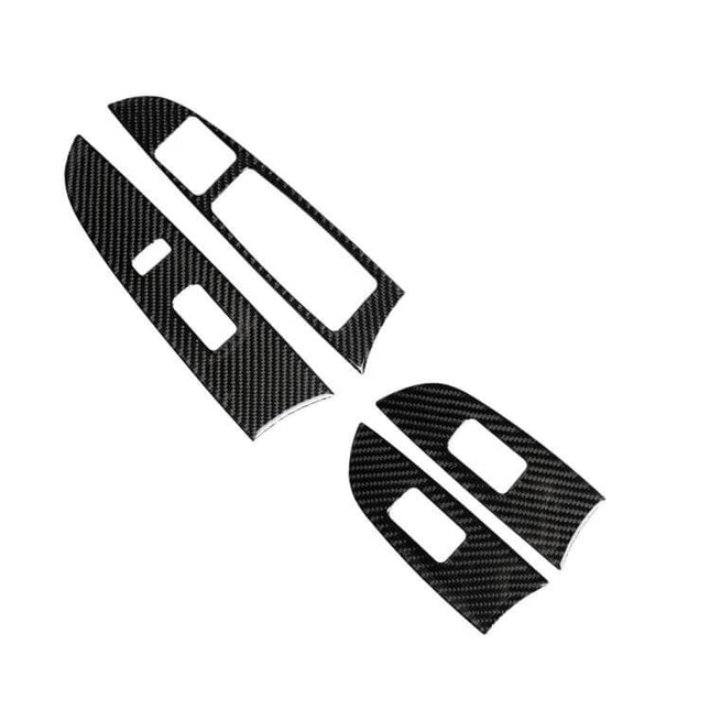 Carbon Fiber Decorative Window Sticker for Lexus IS Series - carbon fiber window trim decals for IS250 IS300 IS350C 2006-2012