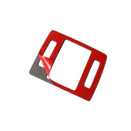 Carbon Fiber Decorative Sticker for Audi A6, S6, C7, and A7 Vehicles red trim dashboard accent sticker with peel-away adhesive