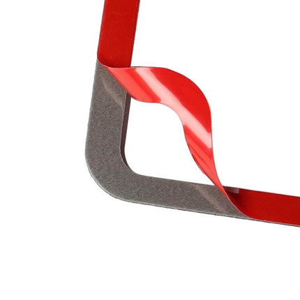 Carbon Fiber Sticker for Audi A6 S6 C7 A7 S7 Gear Shift Panel — close-up of adhesive backing peel on carbon fiber trim sticker