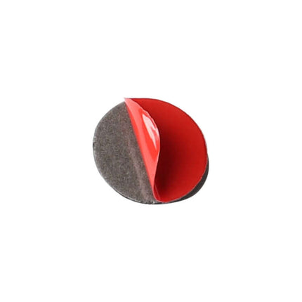 Carbon Fiber Decorative Sticker for Audi Air Conditioning Buttons – round adhesive pad with red peel-back backing
