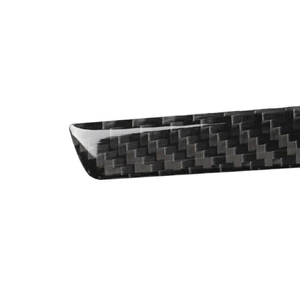 Carbon Fiber Dashboard Decorative Strip for Audi A6 S6 2012-2018 - glossy woven carbon fiber trim piece for dashboard accent