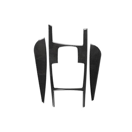 Carbon Fiber Decorative Sticker for Audi A6 Gear Shift and Side Panel – carbon fiber trim kit pieces for 2005-2011 interior