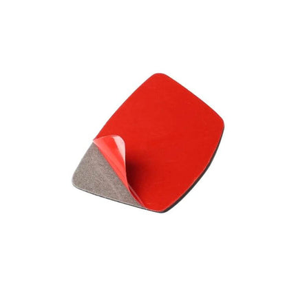 German Flag Pattern Carbon Fiber Decorative Sticker for Audi TT Doorpost - red adhesive backing sample on white background