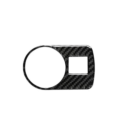 Carbon Fiber Decorative Sticker for Audi TT Headlight Switch - carbon fiber trim for 2008-2014 Audi TT dashboard