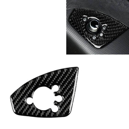 Decorative Carbon Fiber Sticker for Audi TT Door Buttons — carbon fiber trim cover for 2008-2014 Audi TT door control