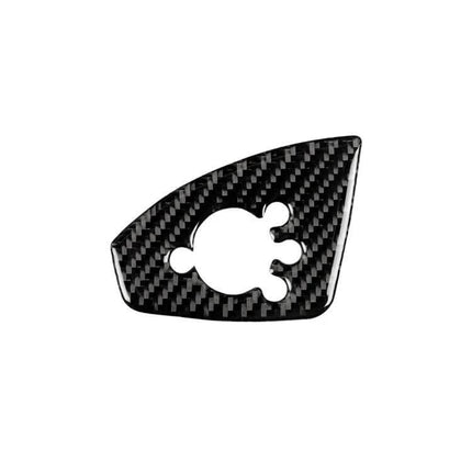 Decorative Carbon Fiber Sticker for Audi TT Door Buttons - carbon fiber trim for 2008-2014 Audi TT door button cover