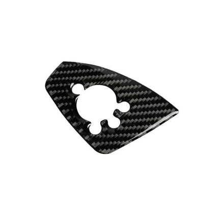 Decorative Carbon Fiber Sticker for Audi TT Door Buttons – black carbon fiber trim for 2008-2014 Audi TT door button customization