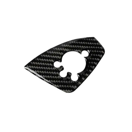 Decorative Carbon Fiber Sticker for Audi TT Door Buttons - carbon fiber door button cover for interior trim