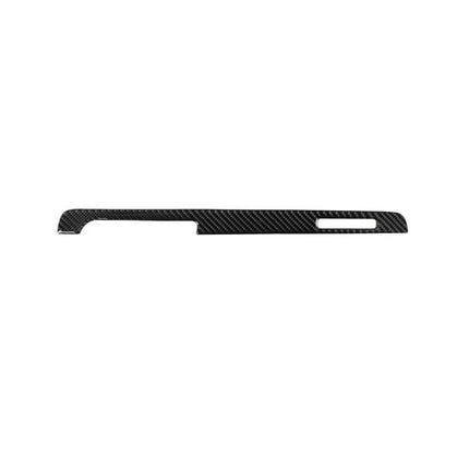Carbon Fiber Decorative Strip for Audi TT Passenger Seat, Left Drive - sleek black carbon fiber interior trim piece