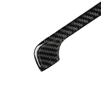 Carbon Fiber Decorative Strip for Audi TT Passenger Seat, Left Drive - glossy carbon fiber interior trim accent for passenger-side