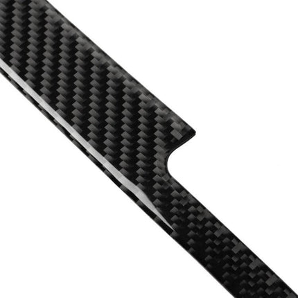 Carbon Fiber Decorative Strip for Audi TT Passenger Seat, Left Drive - glossy carbon fiber interior trim accent for passenger seat