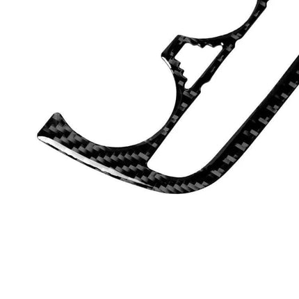 Carbon Fiber Decorative Sticker for Audi TT Air Buttons – close-up of textured carbon fiber air button trim piece