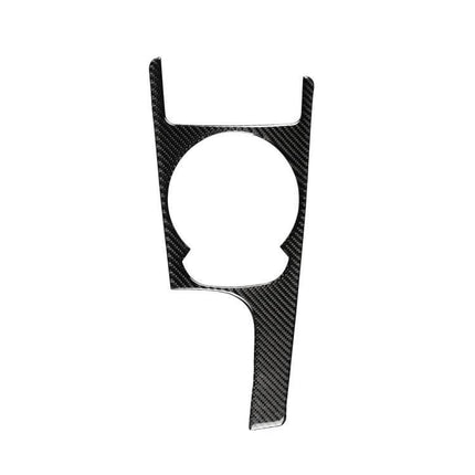 Carbon Fiber Decorative Sticker for Audi TT Interior - black carbon fiber center console trim accent
