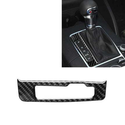 Carbon Fiber Decorative Sticker for Audi A3 Shift Frame — carbon fiber shift frame trim for Audi A3 interior upgrade