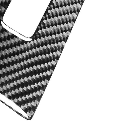 Carbon Fiber Decorative Stickers for Volvo V60 and S60, 3 Pack - close-up carbon fiber pattern on decal for interior or exterior trim