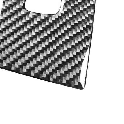 Carbon Fiber Decorative Stickers for Volvo V60 and S60, 3 Pack - close-up textured carbon fiber sticker panel