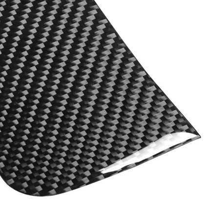Decorative Carbon Fiber Sticker for Land Rover Discovery 4 Panel - close-up textured black carbon fiber vehicle panel decal