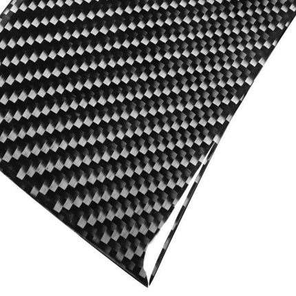 Decorative Carbon Fiber Sticker for Land Rover Discovery 4 Panel — close-up textured carbon fiber sheet for panel customization