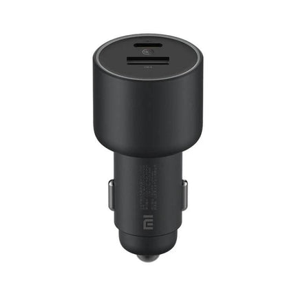 Xiaomi Car Charger With USB-C And USB-A Ports For On-The-Go Charging – compact black dual-port 68W in-car charger (USB-C + USB-A)