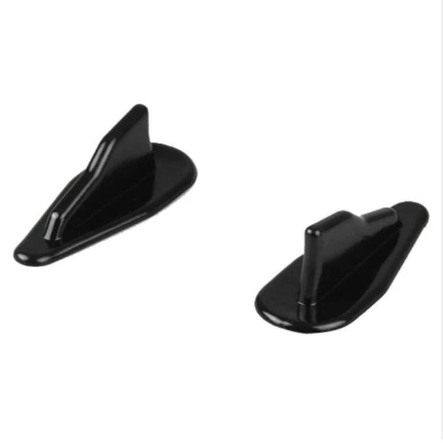 Universal EVO Style Shark Fin Car Roof Antenna Decoration - glossy black adhesive shark fin roof antenna replacement for car exterior