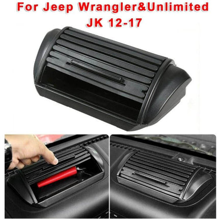 Dashboard Storage Organizer for Jeep Wrangler JK 2012-2017 compact ABS plastic dashboard storage tray for keys, phone and coins
