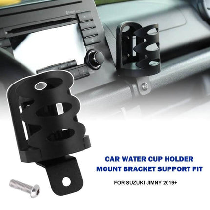Versatile Car Cup Holder for Suzuki Jimny Drink Storage - black easy-install cup holder securing drinks on dashboard, prevents spills on off-road drives
