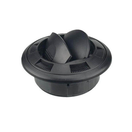Universal AC Vent 100x75mm Replacement Part for Vehicles black ABS round adjustable in-cab air vent for motorhomes buses yachts