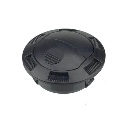 Universal AC Vent 100x75mm Replacement Part for Vehicles black ABS round in-cab vent for motorhomes buses yachts - ready-to-install, adjustable airflow