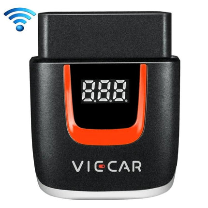 Viecar OBD Fault Detector for Everyday Car Troubleshooting - compact WiFi OBD scanner with LED display for engine light checks