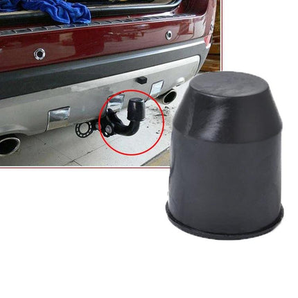 Plastic Tow Ball Cover for Everyday Vehicle Towing Maintenance – black 50mm protective cap preventing dirt, moisture and rust on trailer tow ball