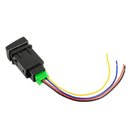 Isuzu Fog Light Switch With Cable Easy Front Panel Install plastic switch with wiring harness for Isuzu fog light retrofit