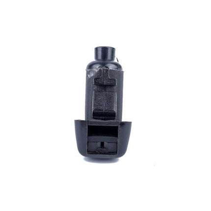 Two Pack Windshield Washer Nozzles Replacement For Jeep Grand Cherokee close-up of single black replacement nozzle for easy tool-free installation