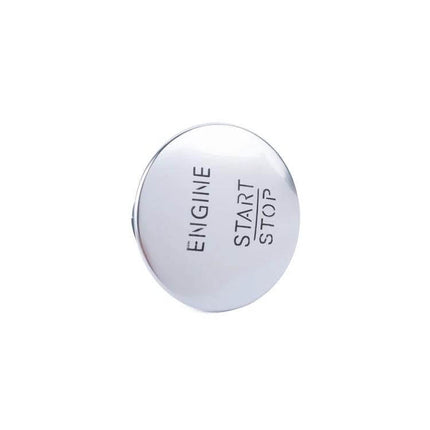 Push Button Start Keyless Car Button Silver For Everyday Driving - silver durable plastic Mercedes-Benz replacement engine start/stop button