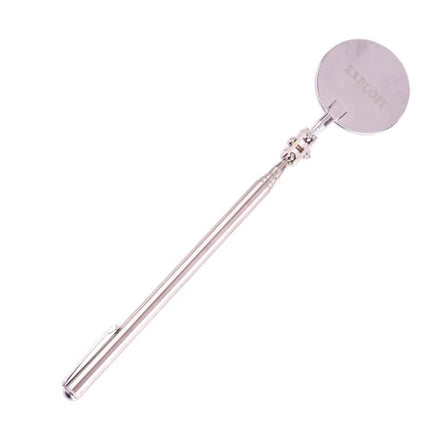 Compact Telescoping Mirror for Inspecting Car Undercarriage at Home - stainless inspection mirror with extendable handle for driveway maintenance