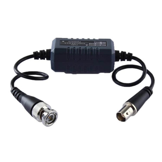 Ground Loop Isolator for HD CVI, TVI, and AHD Video Systems – BNC to BNC inline isolator for CCTV 1080P/720P signal stabilization