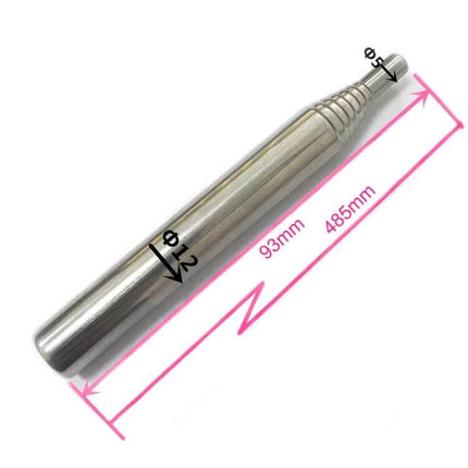 Camping Survival Fire Tube Telescopic 8 Section Blowpipe stainless steel telescopic blowpipe 93mm collapsed to 480mm for camping survival